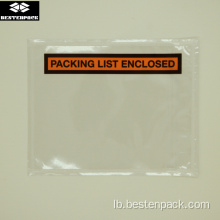 Packing List Enveloppe 4,5x5,5 Zoll Halschent gedréckt